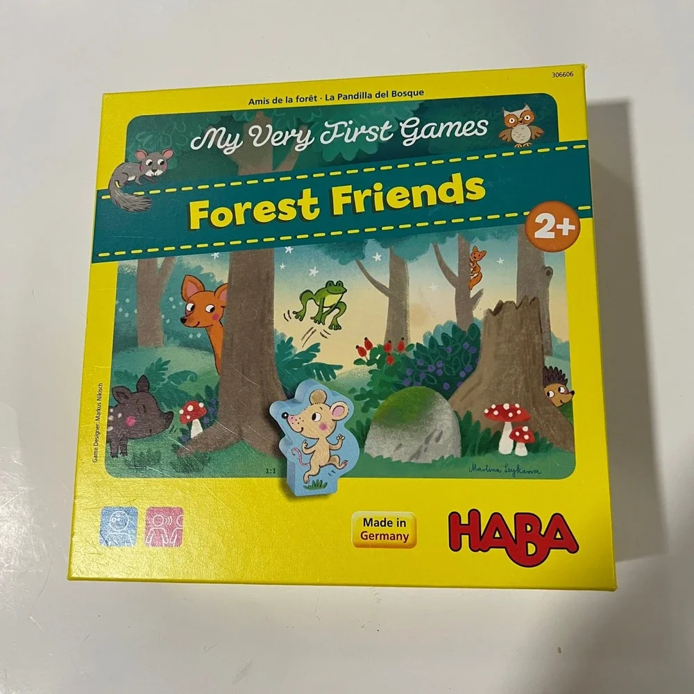 HABA My Very First Games Forest Friends Toddler Memory Game Age 2+ Wood
